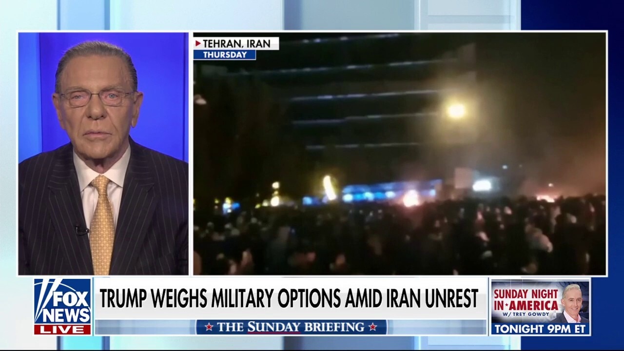  Jack Keane warns ‘bloodbath’ in Iran has 'not ended'