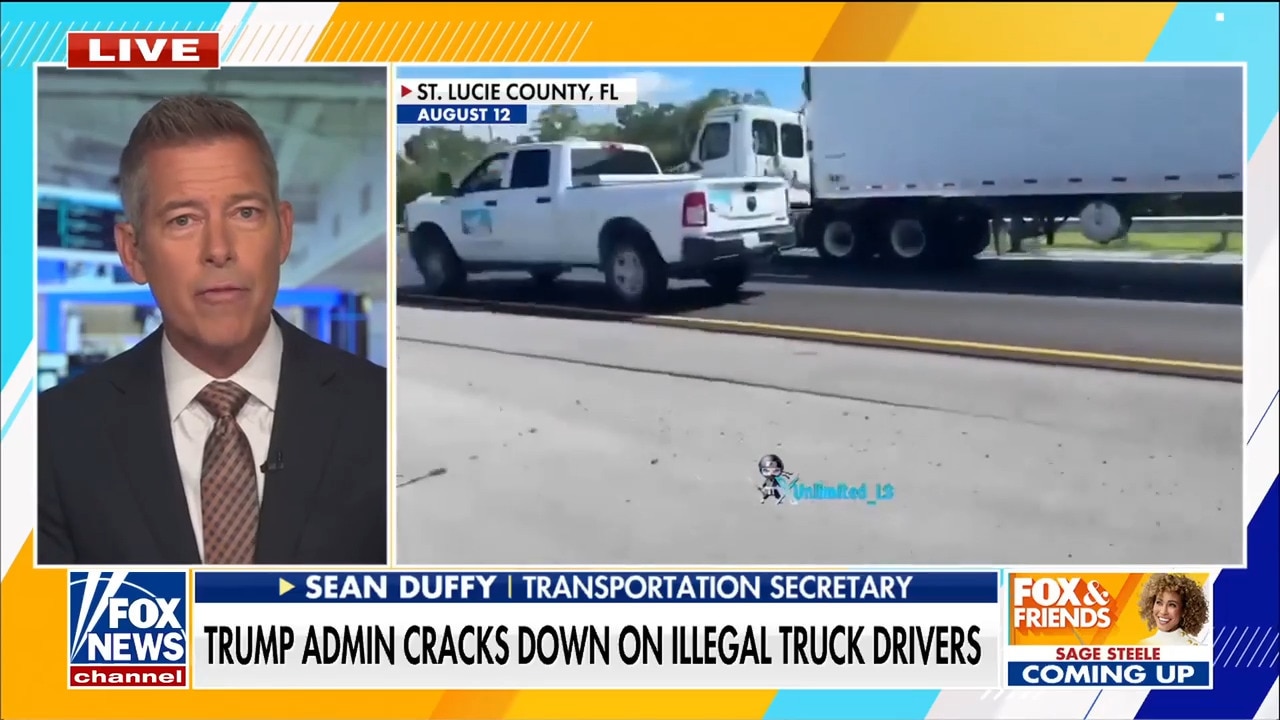 Trump admin revamps air traffic control, cracks down on illegal truck drivers