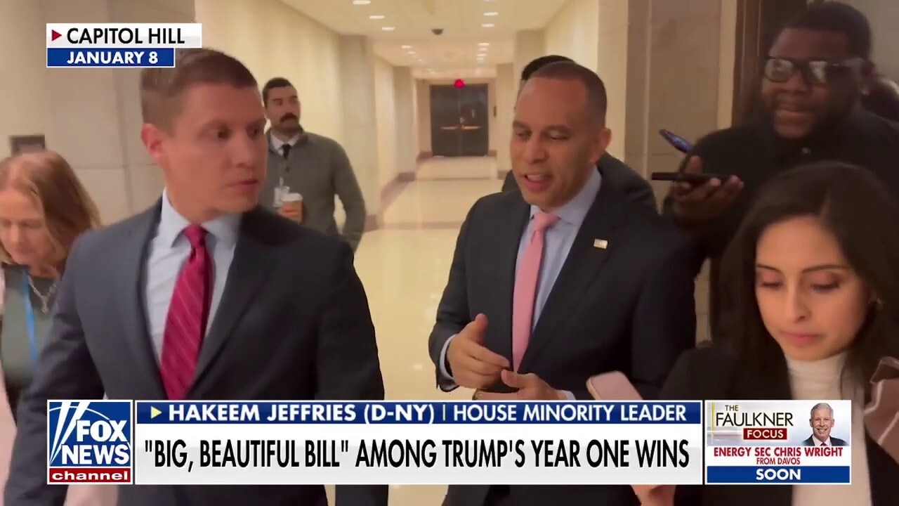 House Minority Leader Hakeem Jeffries tears into Trump's 'unpopular' agenda