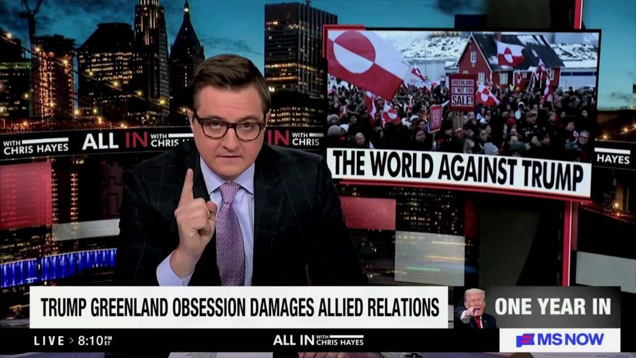 Chris Hayes questions whether 'we're the bad guys' post-WWII, says US is 'acting now like an Axis power'