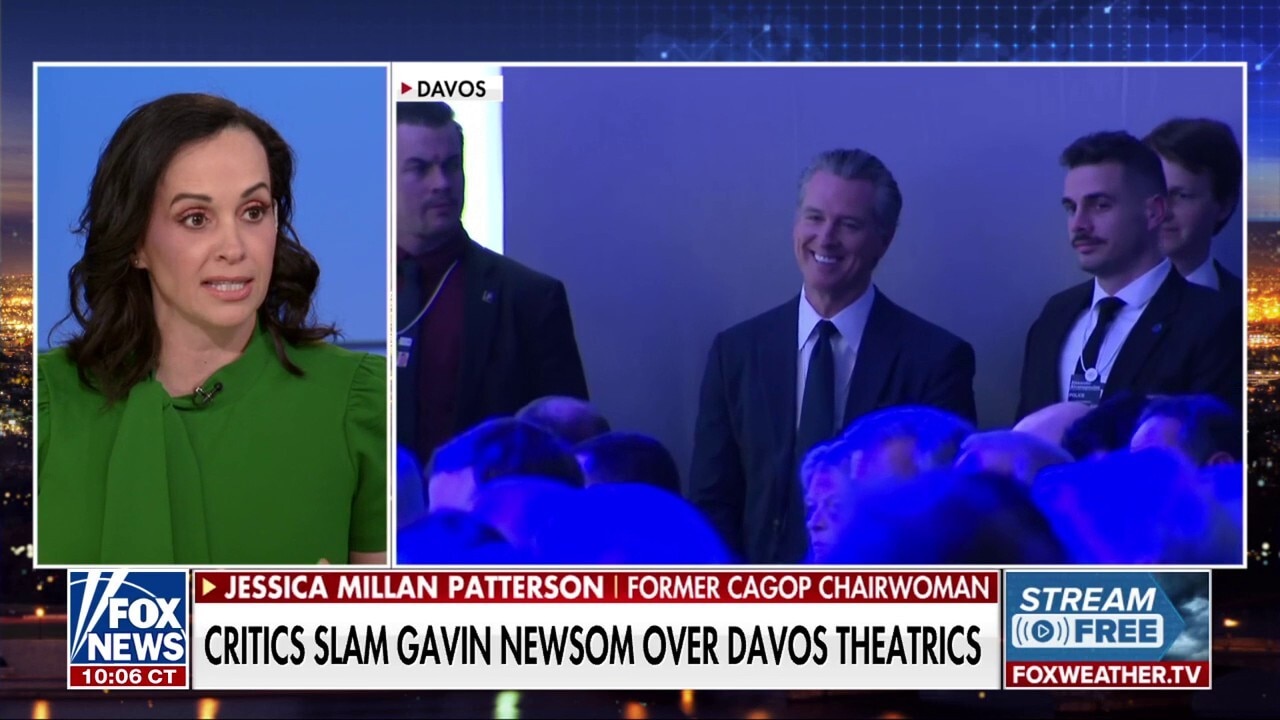 Newsom blames White House for cancelled Davos speech