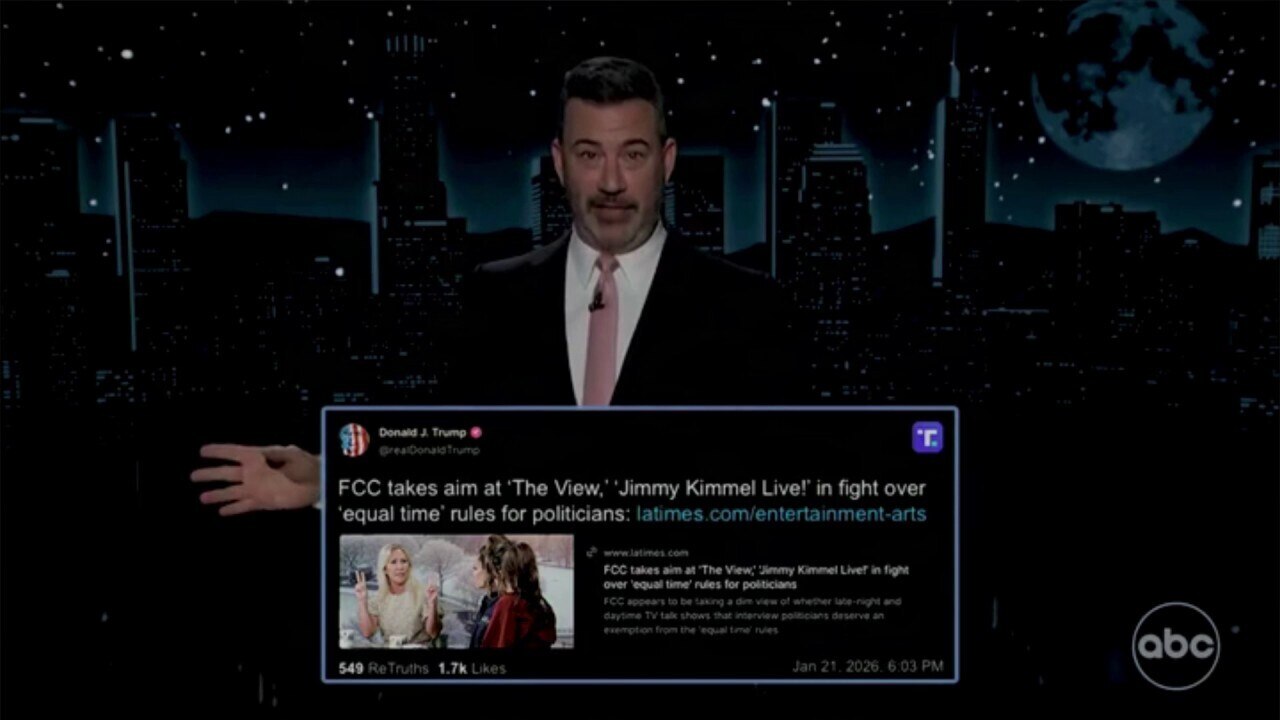 Jimmy Kimmel tells audience he might need their help again amid new FCC threat