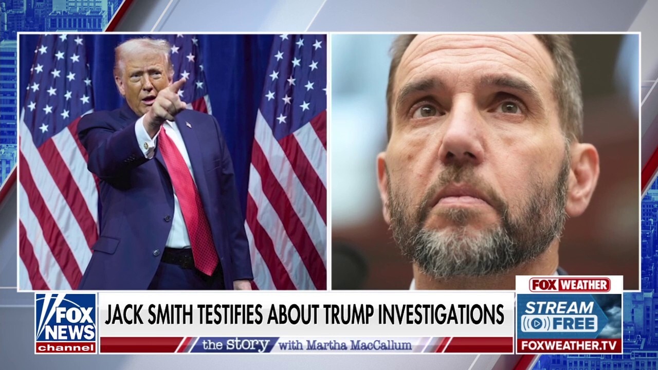 Jack Smith grilled on Trump investigations, refusing to comment on claim DOJ will prosecute him