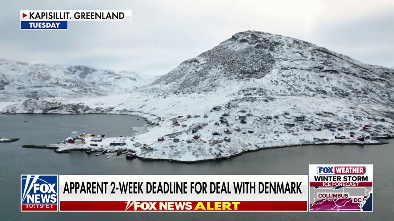 Trump appears to set 2-week deadline for deal with Denmark