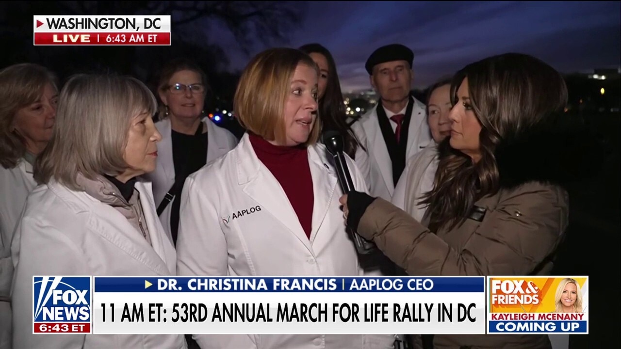 Pro-life OBGYNs gather at 53rd Annual March for Life rally in DC