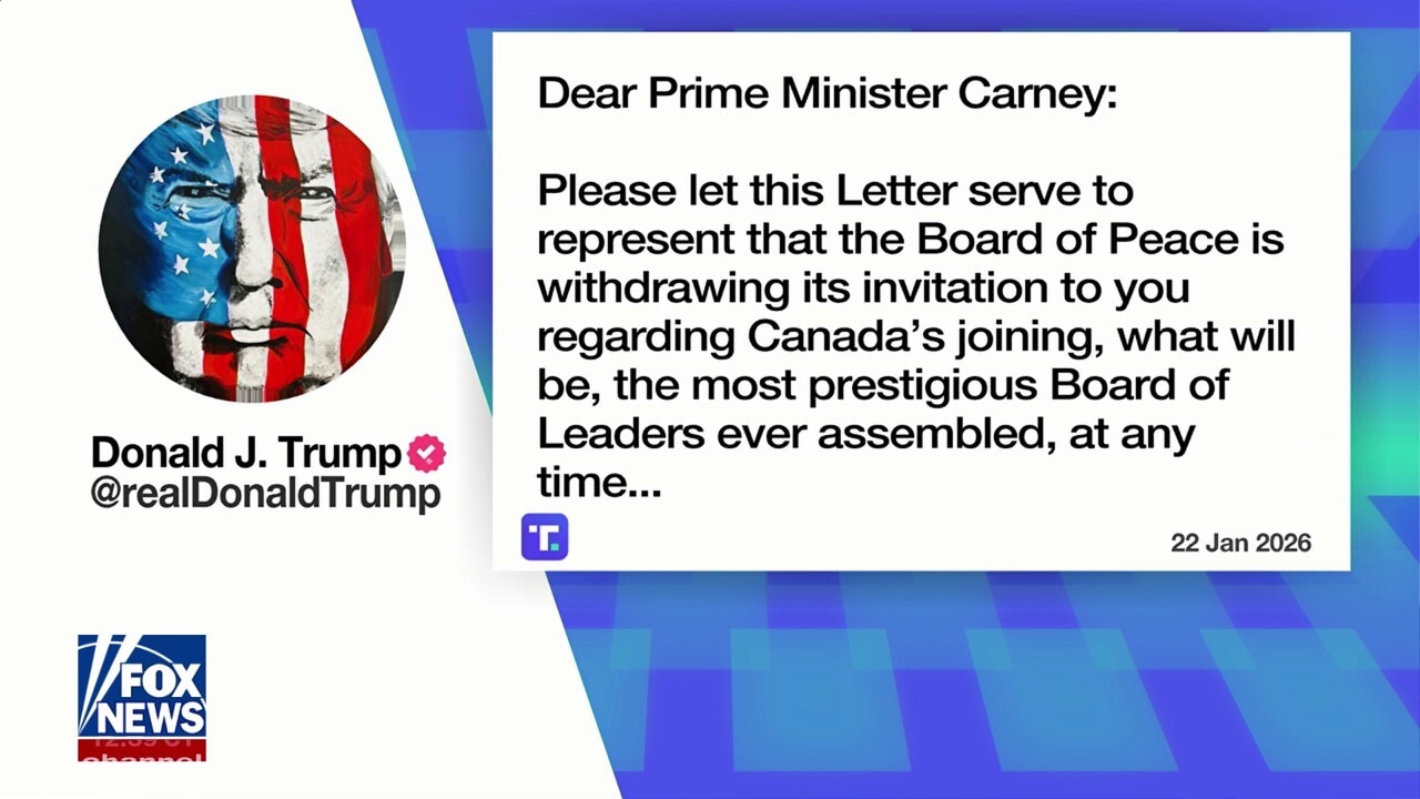 Trump 'withdrawing' invitation for Canada to join Board of Peace