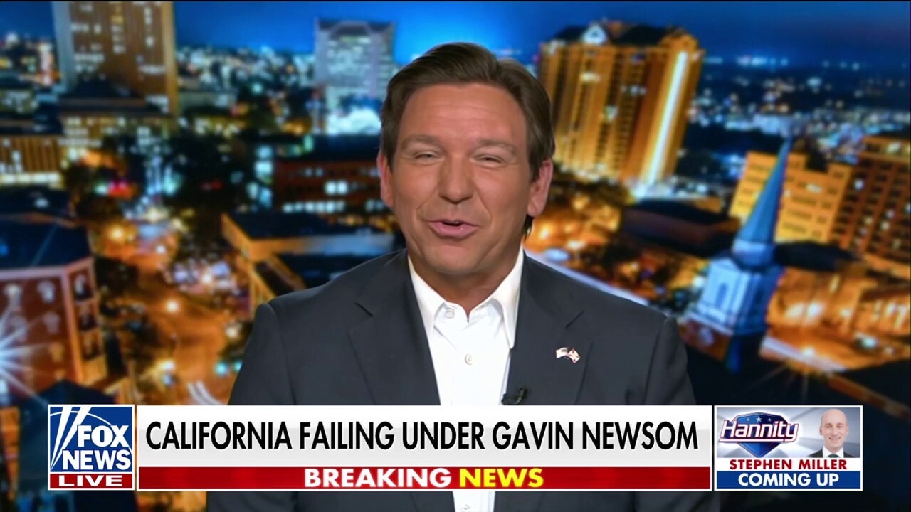 DeSantis argues Newsom was urging world leaders to ‘rally against Trump’ at Davos