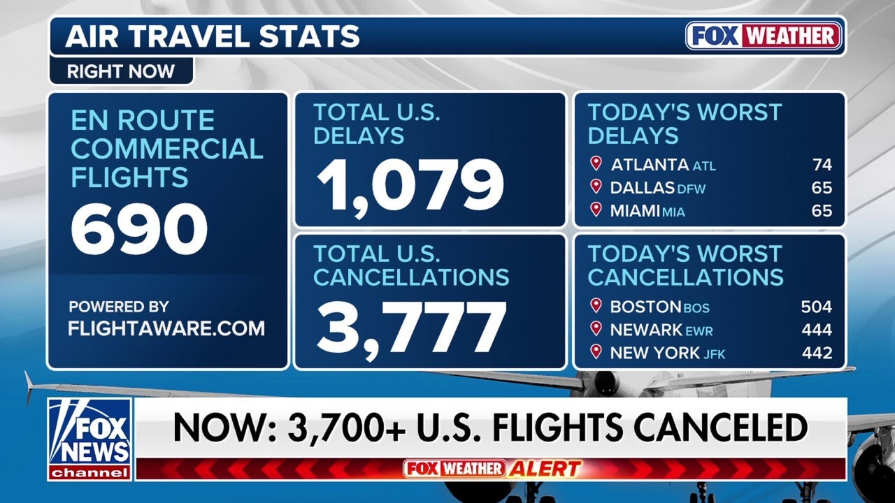 Day 4 of winter storm causes massive air travel disruptions
