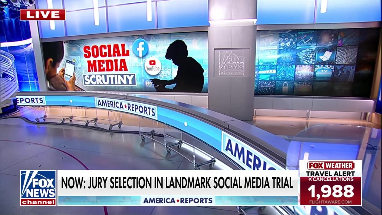 Jury selection underway in landmark social media trial accusing big tech of purposefully designing addictive platforms