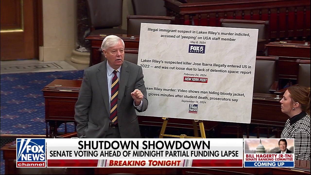 Senate voting ahead of partial government shutdown at midnight