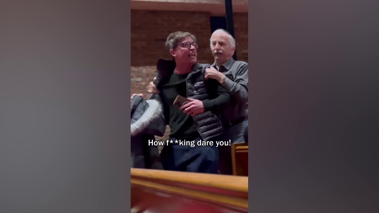 Protesters confront Rep. Tom Suozzi at Jewish temple over ICE funding