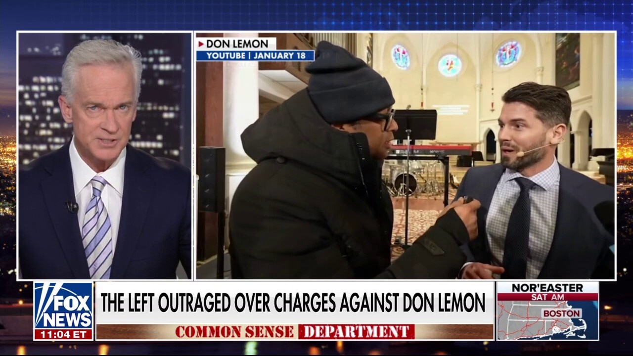 Trace Gallagher: Don Lemon was at that church praying for his career...