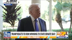 President Trump dismisses concerns after Texas Democrat flips state Senate seat 
