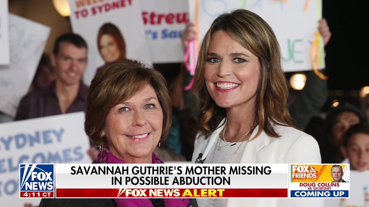 Arizona sheriff says Savannah Guthrie's mother was likely abducted from home