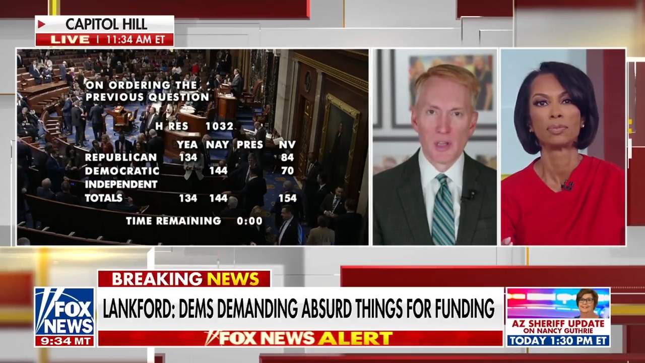 James Lankford slams Democrats for 'absurd' demands and causing shutdowns