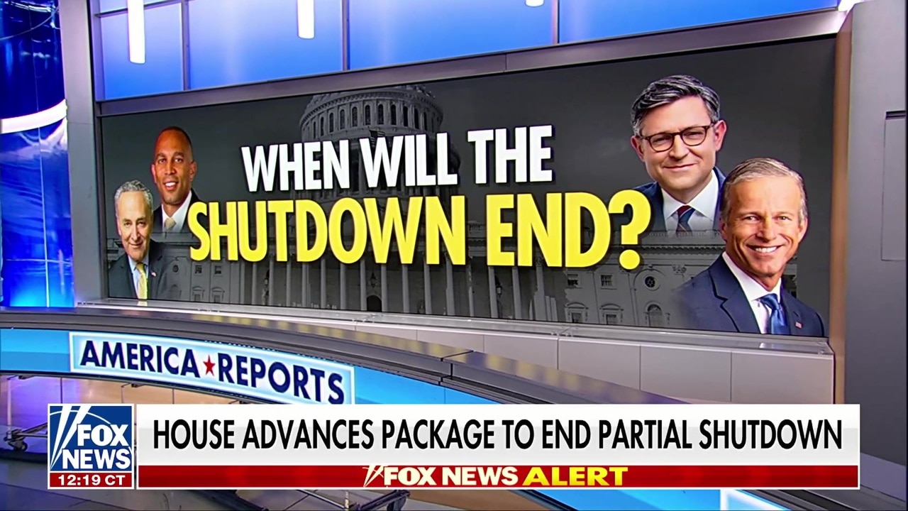 House advances package to end partial shutdown