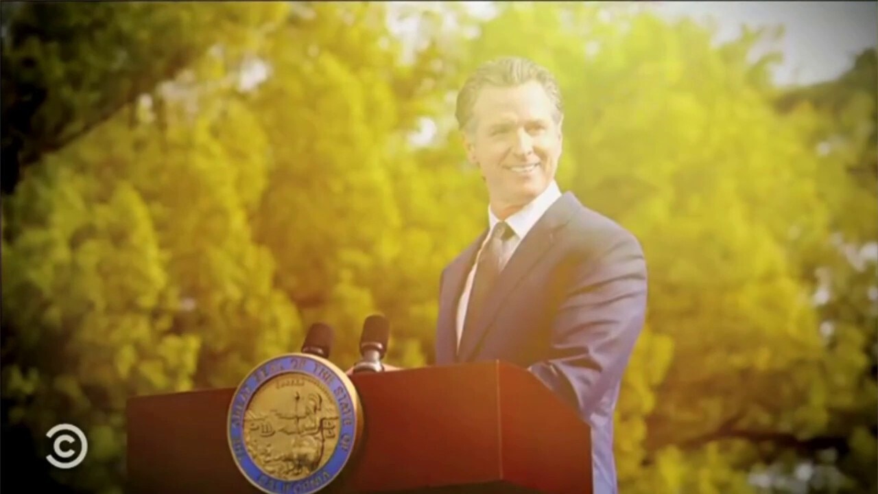 'The Daily Show' hammers 'leading man' Gavin Newsom on homelessness, high-speed rail in 'Showography' segment