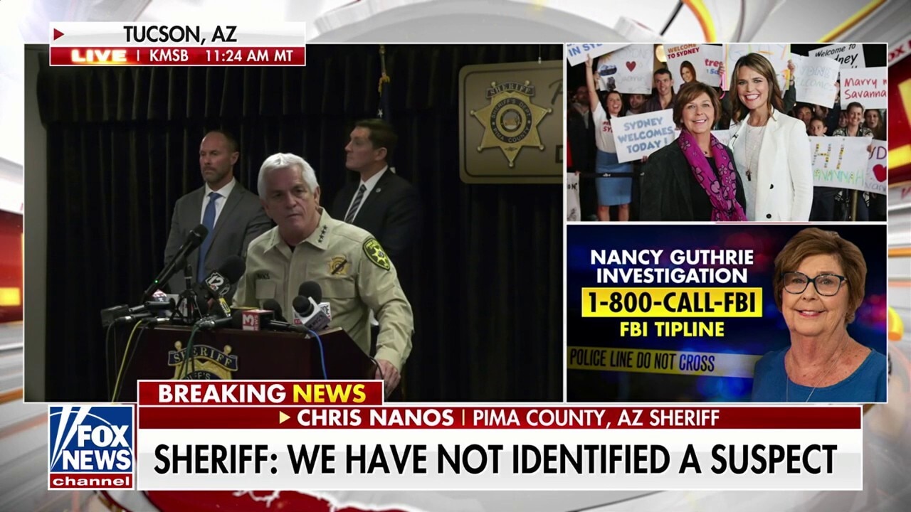 Sheriff outlines timeline in Nancy Guthrie disappearance