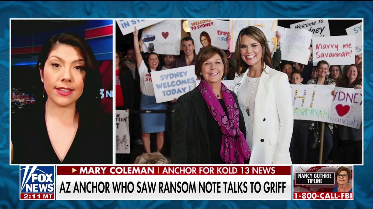 Arizona news anchor says she is surprised the FBI released so many details from the Nancy Guthrie case