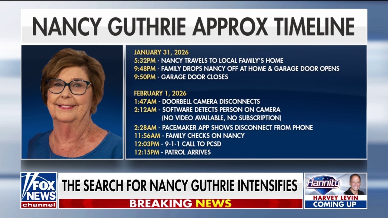 Search for Nancy Guthrie intensifies