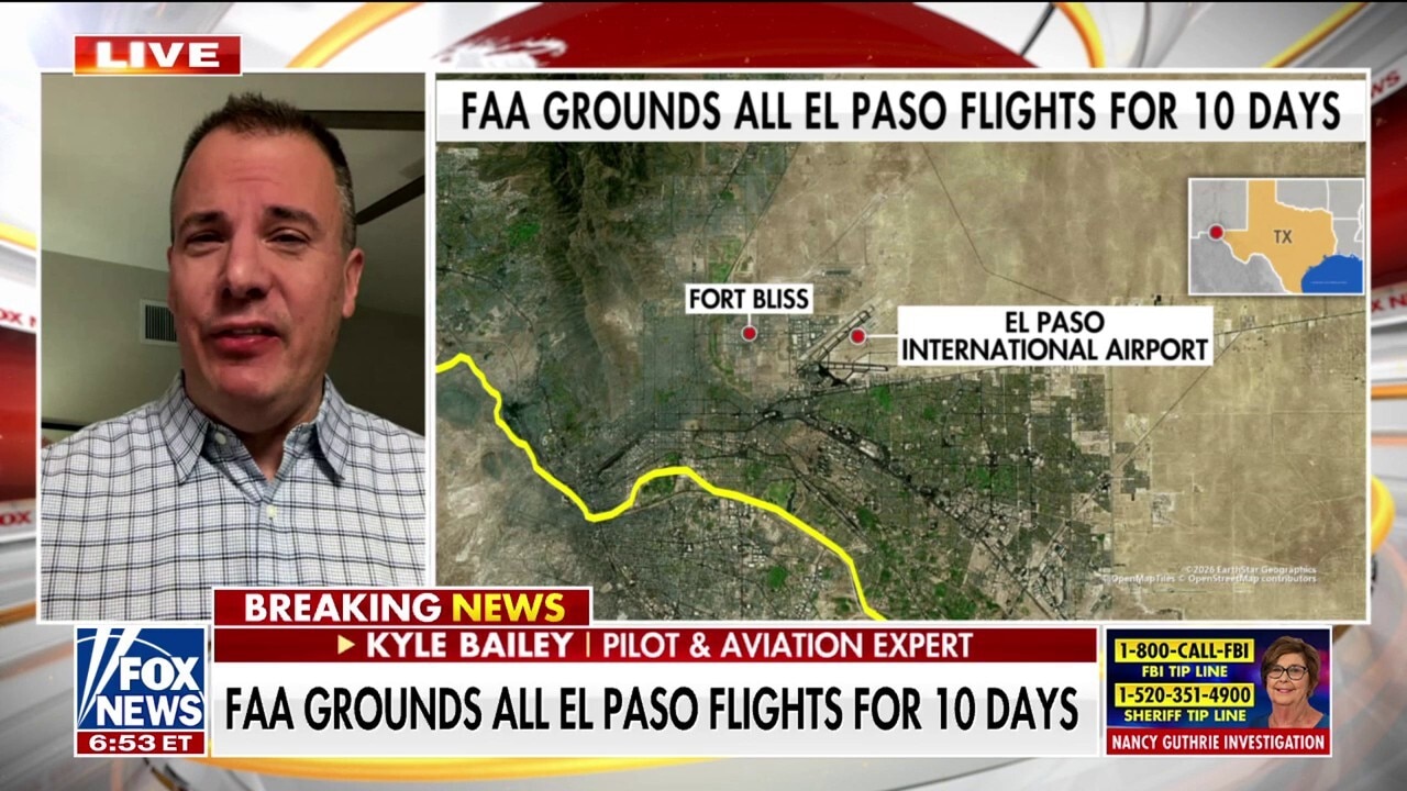 FAA grounds all El Paso flights for 10 days