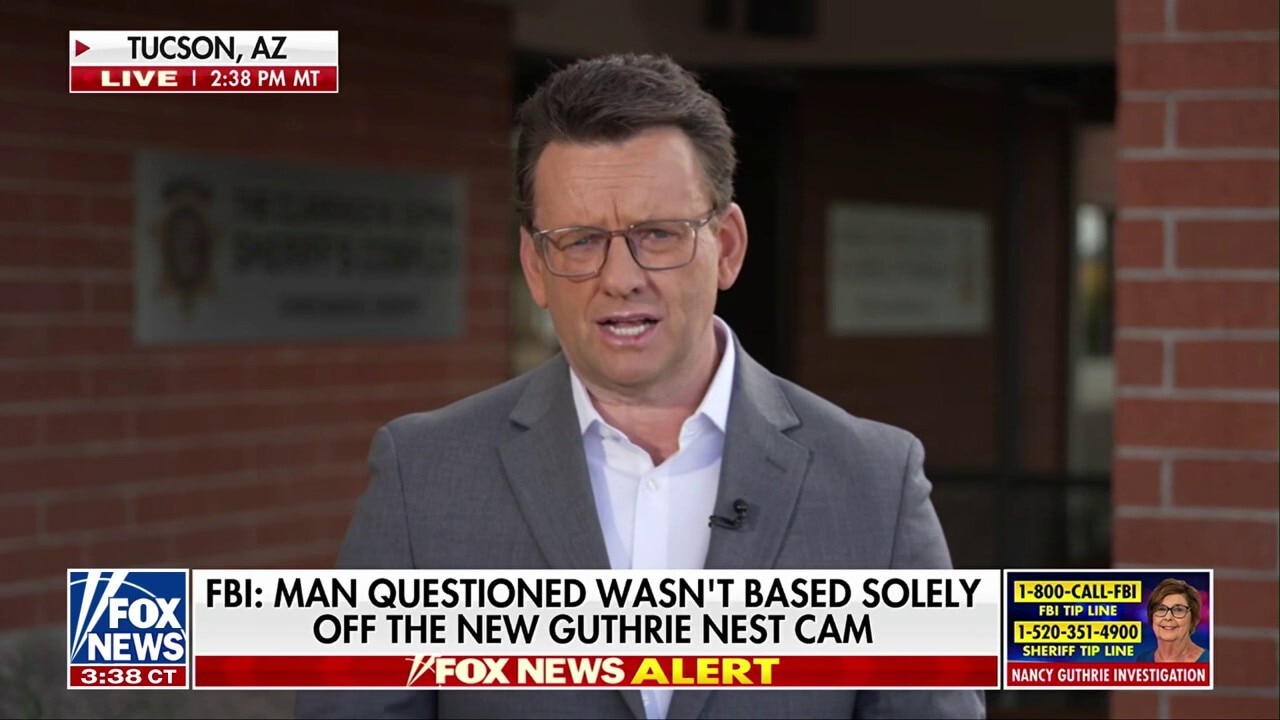 FBI says man questioned in Guthrie case was not based solely off Nest cam footage