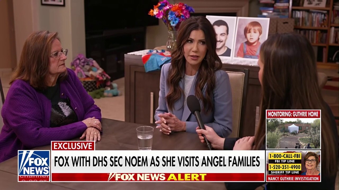 Exclusive: Kristi Noem visits angel families