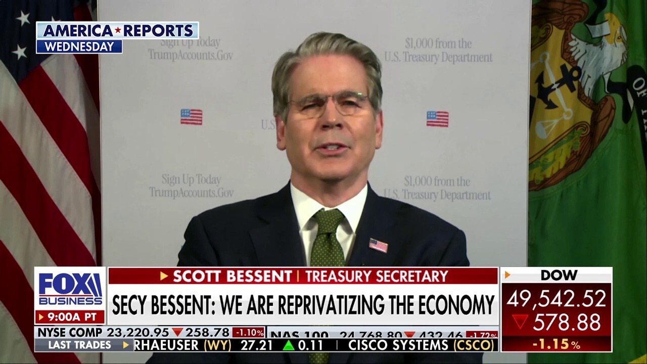 Bessent declares US is 'reprivatizing the economy': Trump policies are paying off