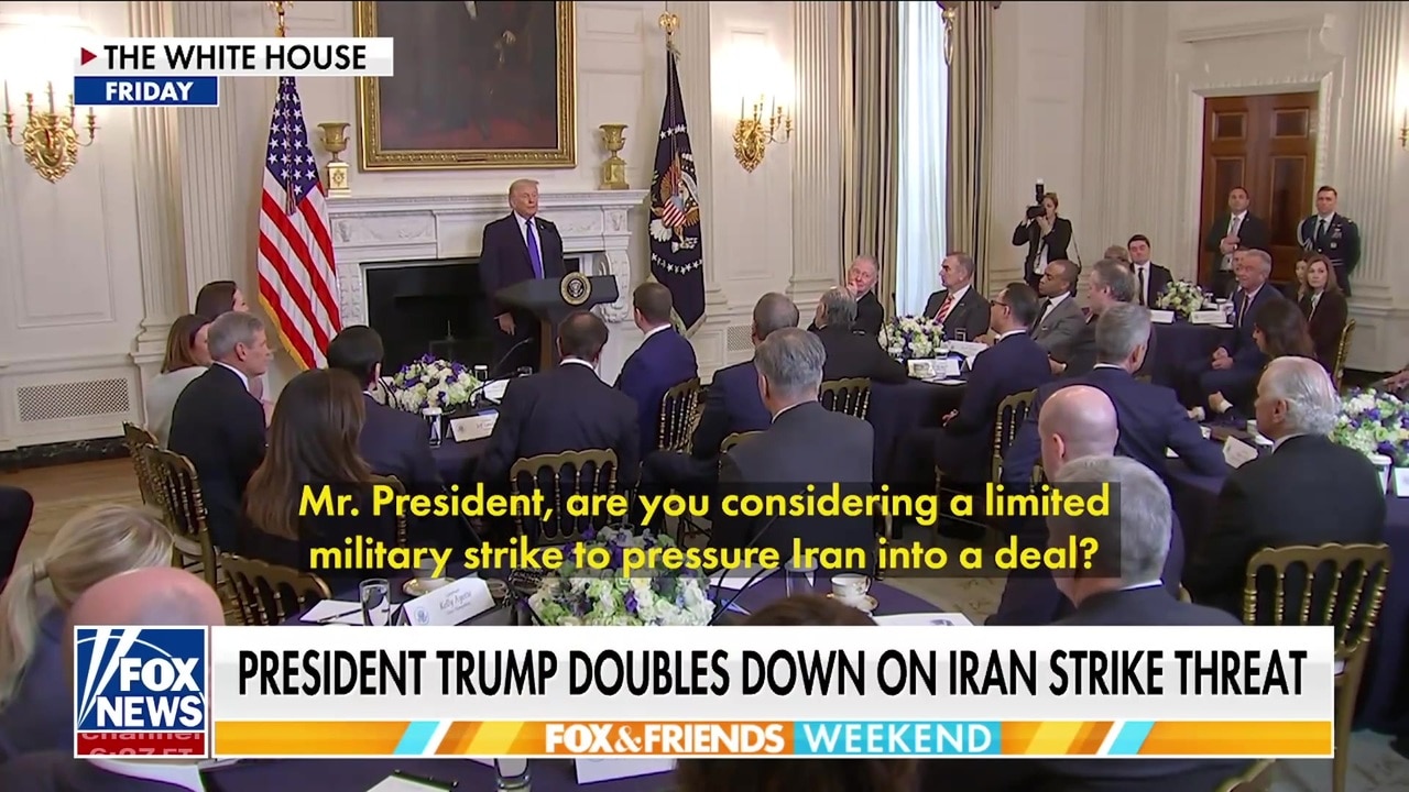 Trump 'considering' limited Iran strikes