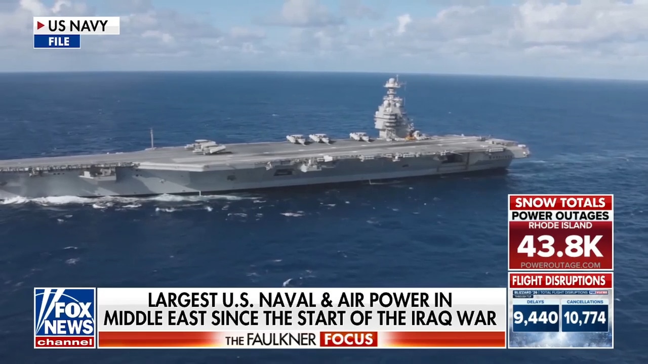 Iran's nuclear ambitions spark largest US military buildup in Middle East since Iraq War