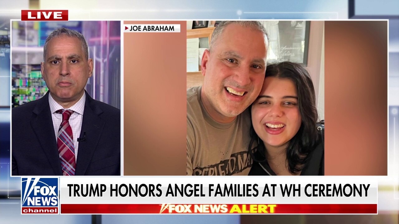 Angel Father reveals his 'mixed feelings' as Trump honors families