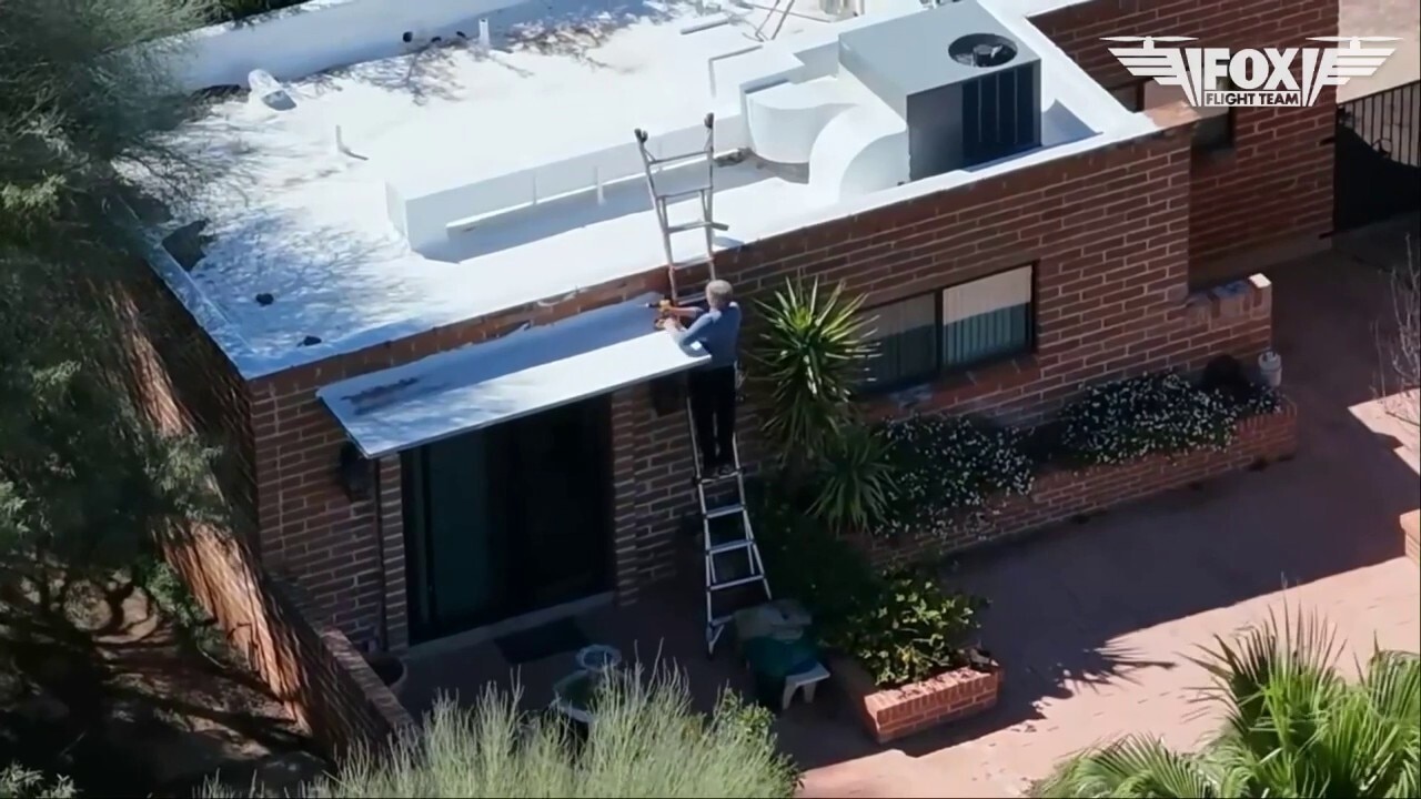 Drone footage captures activity on Nancy Guthrie’s home