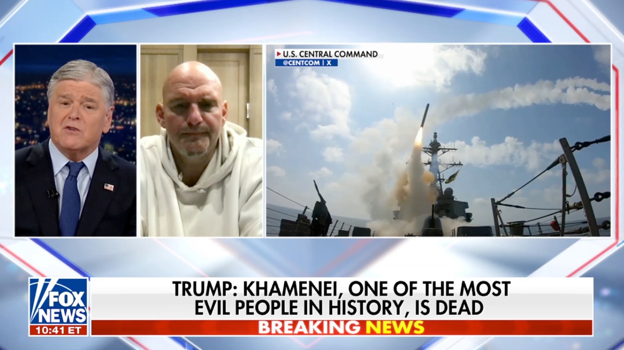 Sen John Fetterman: I'm proud to stand with President Trump and Israel
