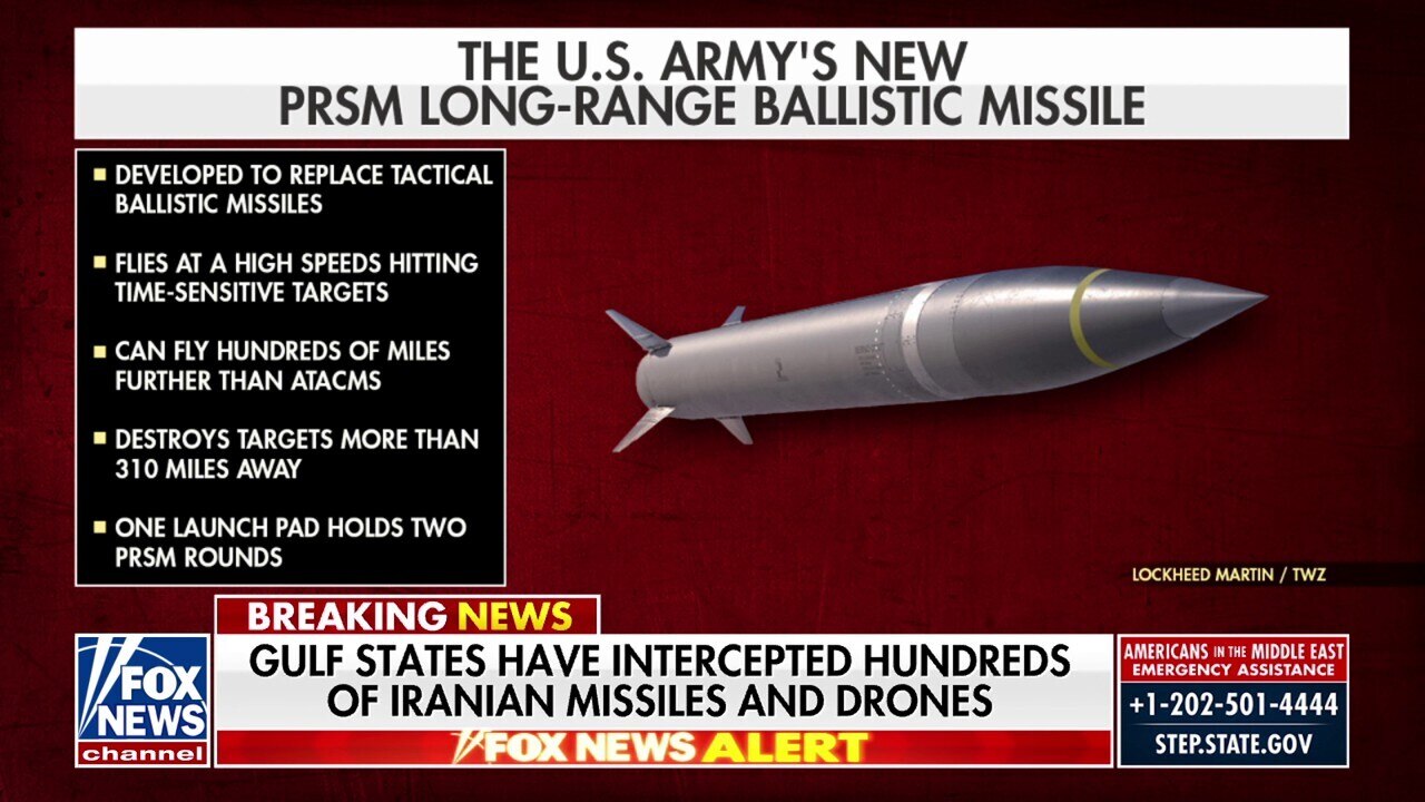 US military debuts long-range Precision Strike Missiles in Operation Epic Fury