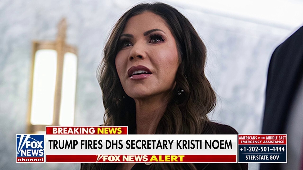Trump fires DHS Sec Kristi Noem
