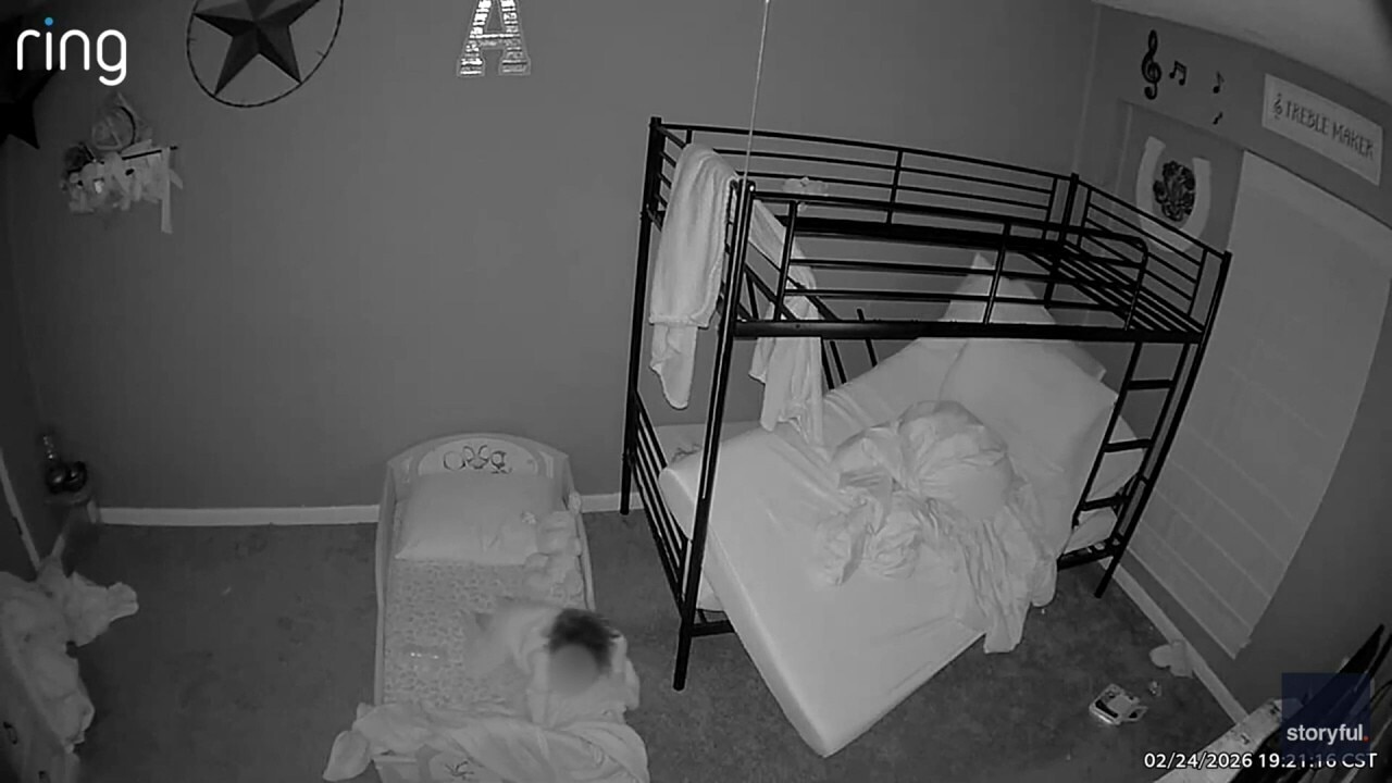 Mother shares shocking footage of bunk bed collapsing on top of child
