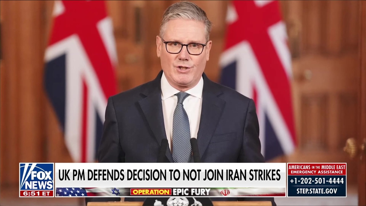 UK prime minister defends decision not to join initial Iran strikes
