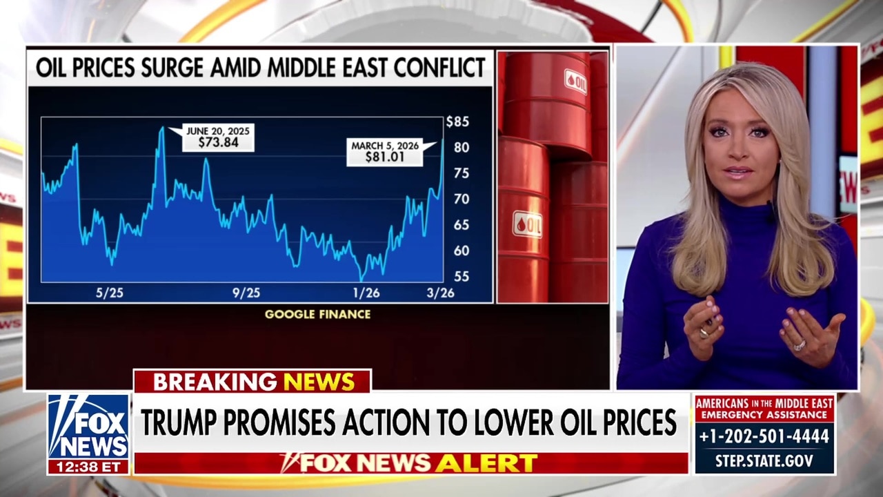 Trump promises action to lower oil prices amid Middle East conflict