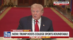 President Donald Trump hosts roundtable on the future of college sports