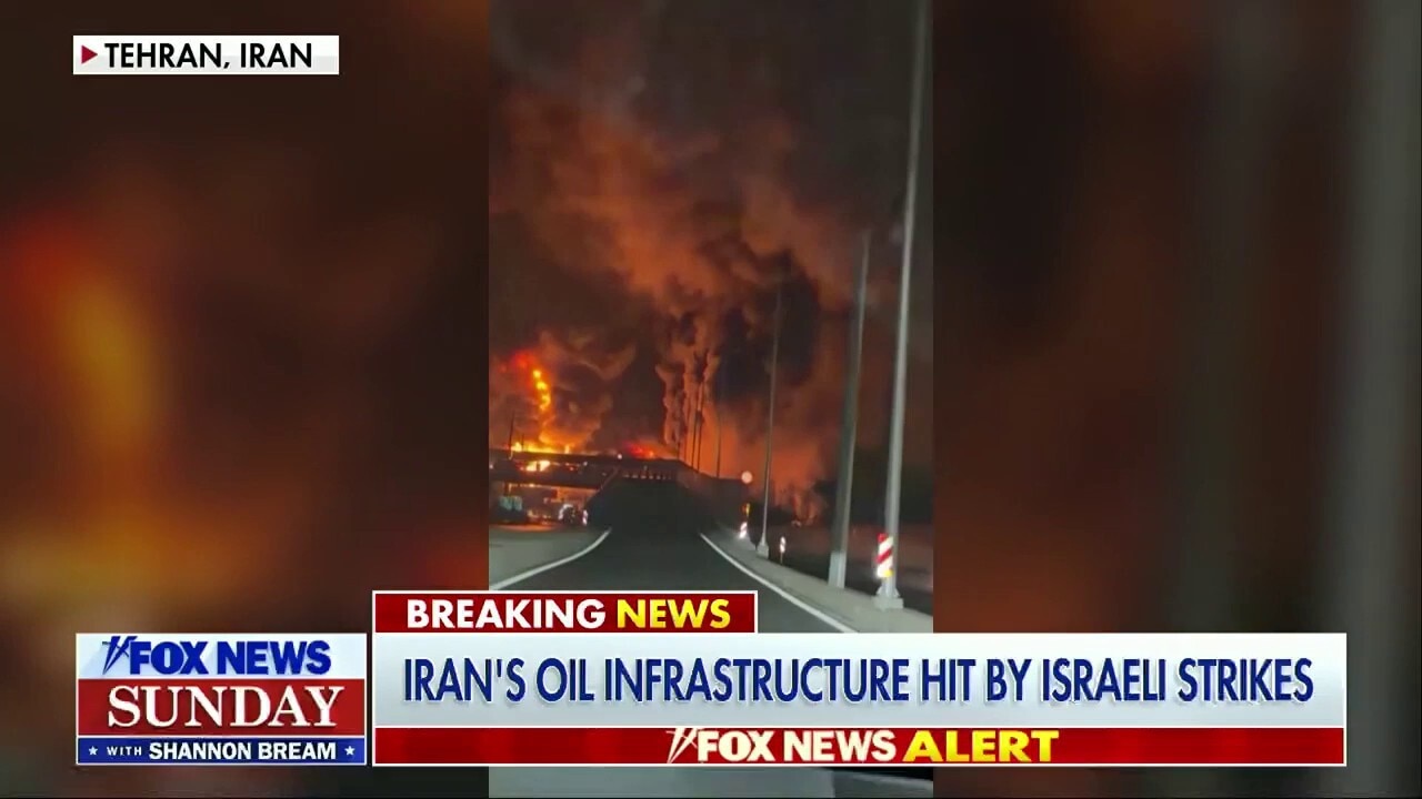 Israel targets Iranian oil facilities in overnight strikes
