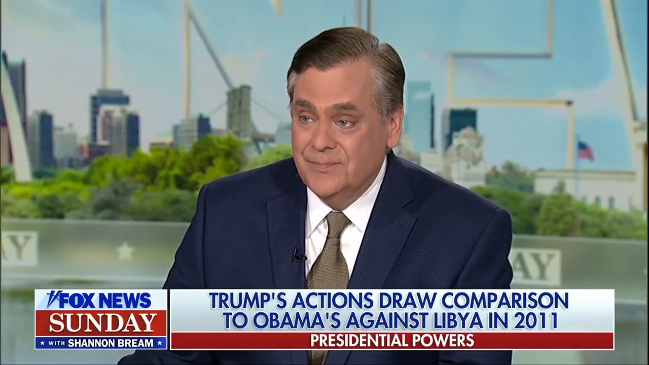 Turley calls out ‘hypocritical’ Democrats over war powers vote