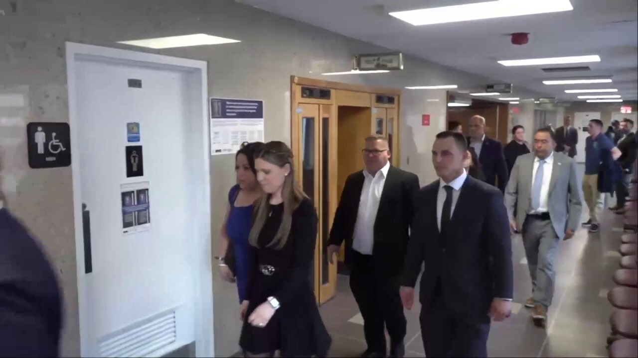 NYPD Officer Jonathan Diller’s widow attends Guy Rivera's murder trial