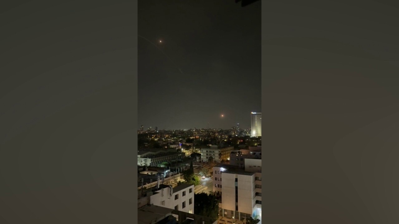 WATCH: IDF intercepts Hezbollah rockets over Tel Aviv