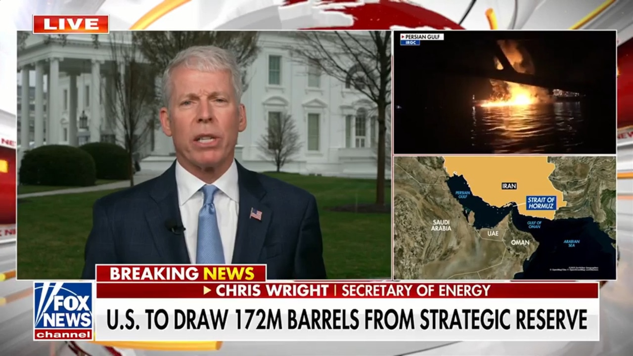 Energy Secretary Chris Wright on volatile oil prices and strategic reserve release