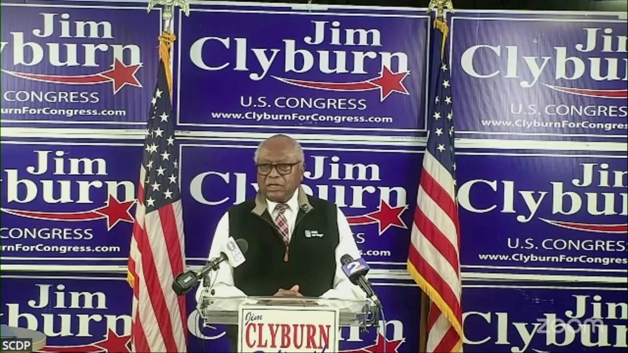 85-year-old Democratic Rep Clyburn of South Carolina announces he'll seek an 18th term in Congress