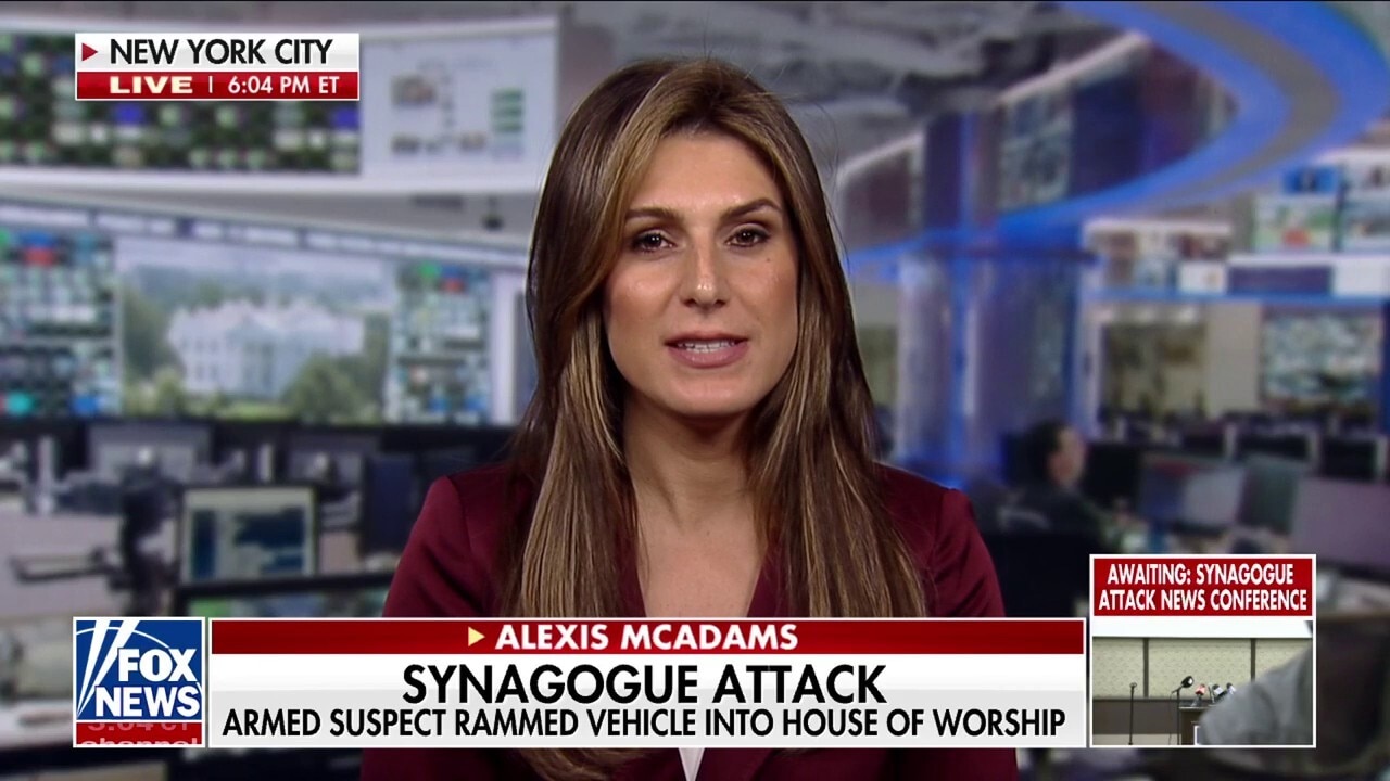 Armed suspect rams vehicle into Michigan synagogue: Report