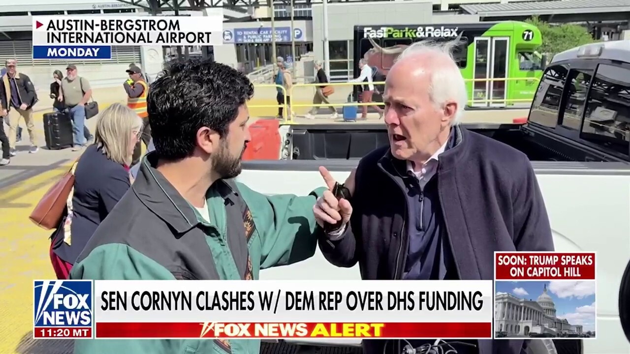 Cornyn responds to Dem after viral confrontation: 'They want to hold these people hostage!'