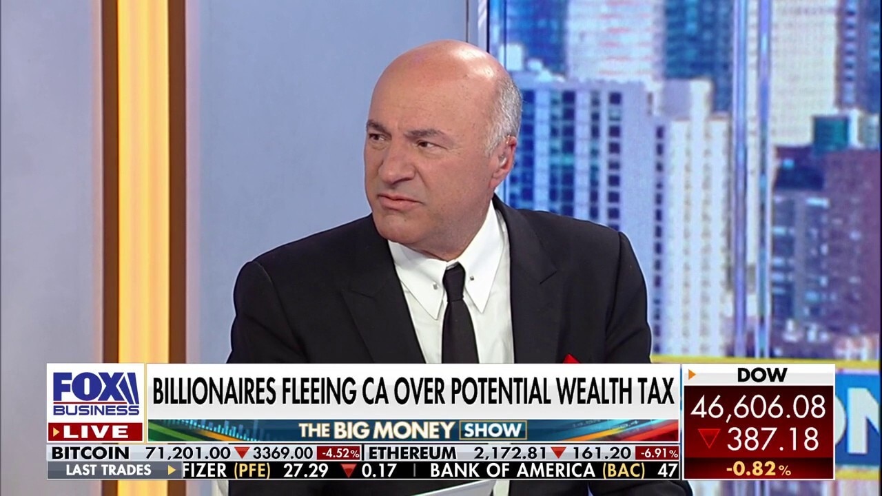 Kevin O'Leary: National wealth tax 'never going to happen'