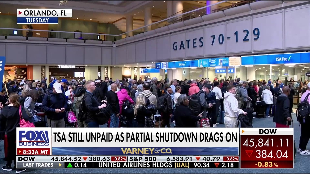 TSA delays jump as spring break travel ramps up amid DHS funding fight