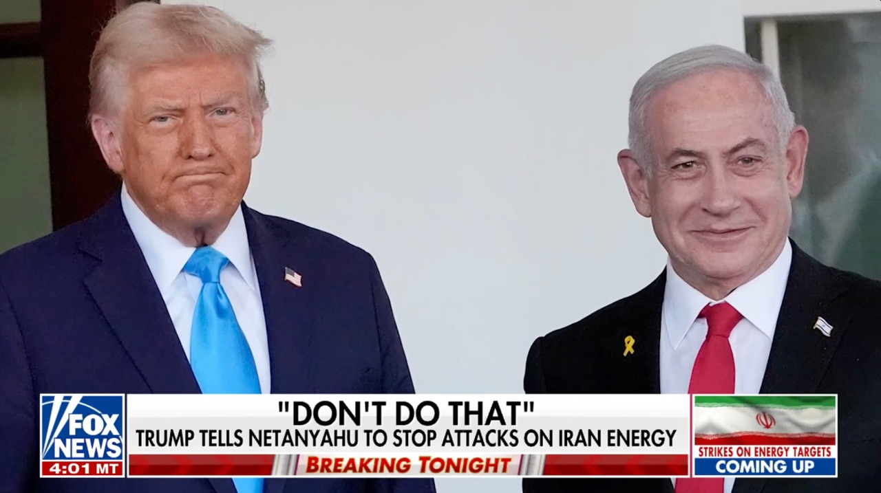 Trump tells Netanyahu to stop attacks on Iran energy